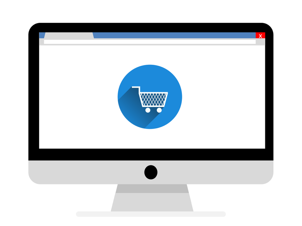 Ecommerce website illustration